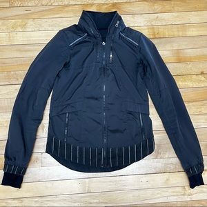 Lululemon Windbreaker Black Jacket Size 2